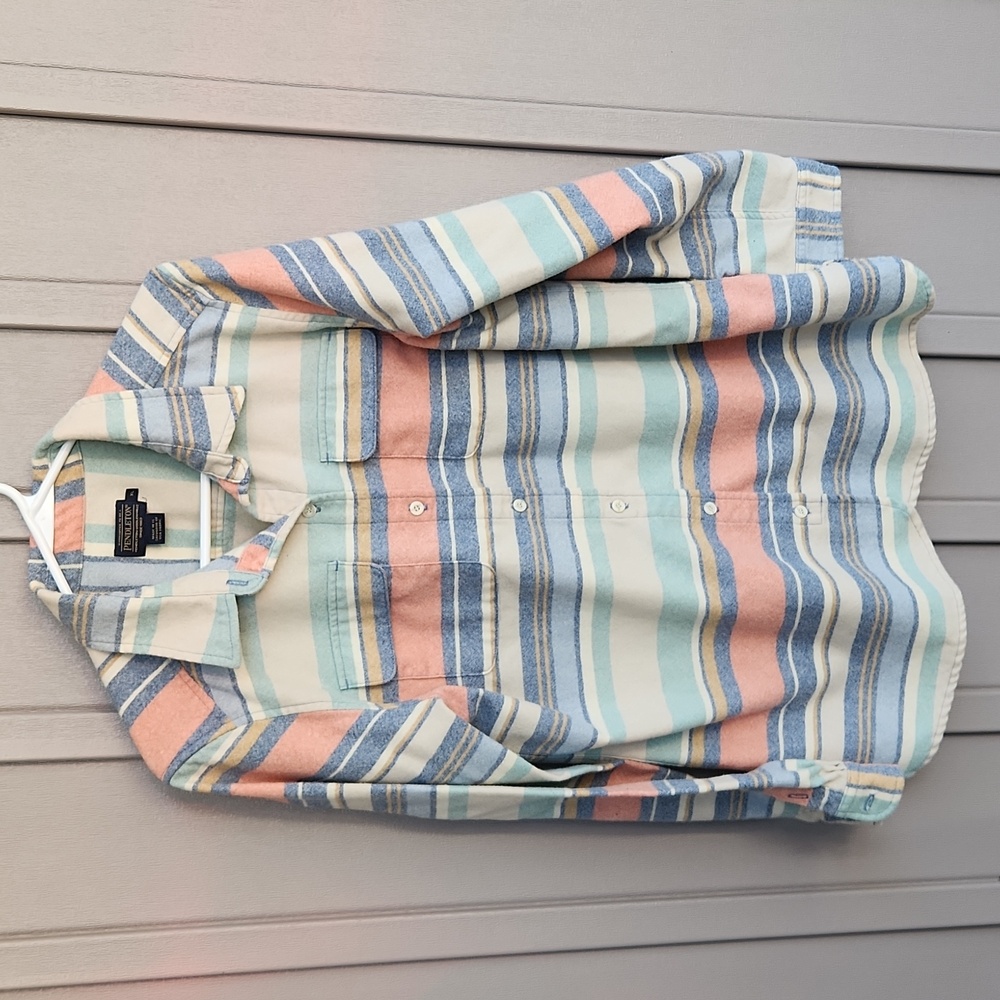 Pendleton Multicolor Striped Button Down Shirt - image 1
